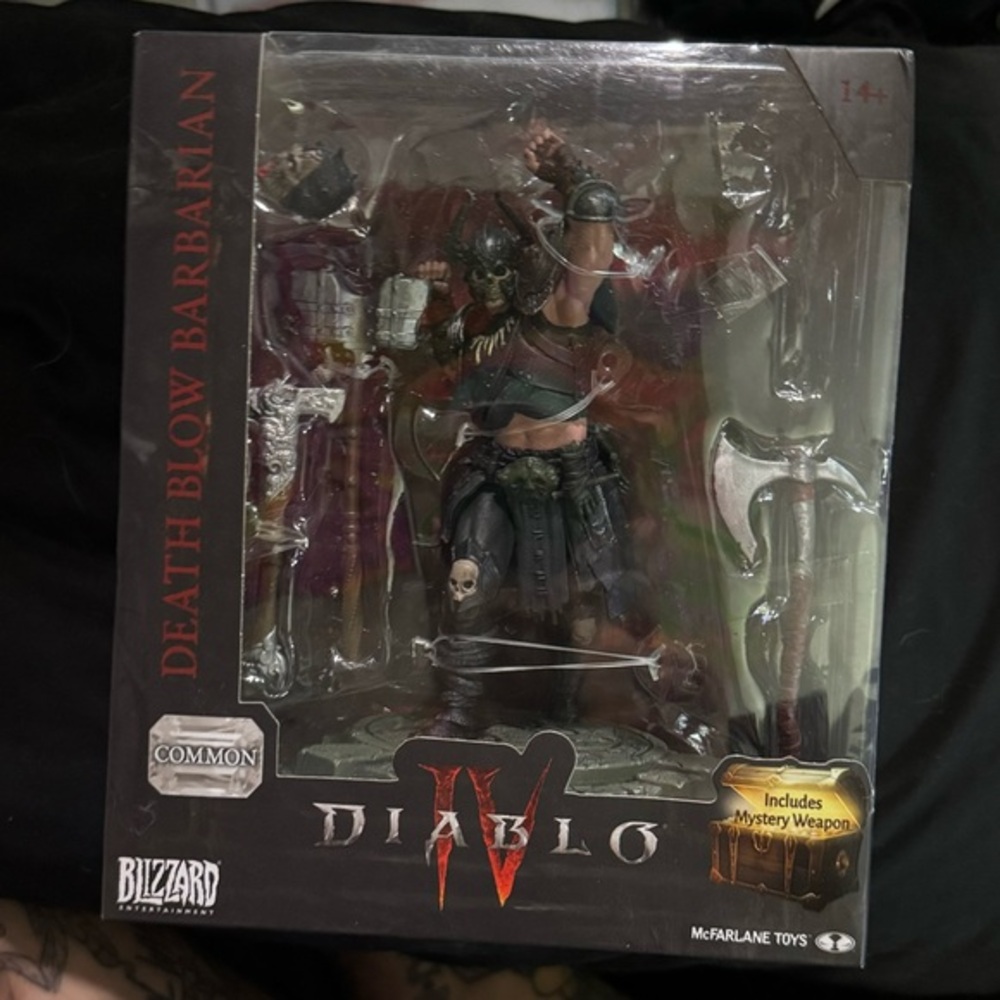 McFarlane Toys Diablo IV Death Blow Barbarian 1:12 Scale Posed Figure